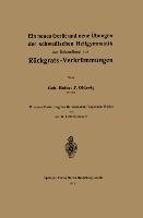 Ein neues Gerät und neue Übungen der schwedischen Heilgymnastik zur Behandlung von Rückgrats-Verkrümmungen