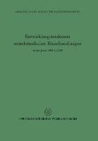 Entwicklungstendenzen mittelständischer Einzelhandlungen in den Jahren 1951 bis 1959