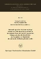 Untersuchungen über die Zusammenhänge zwischen der Dehnungsprüfung von Textilien am laufenden Faden und am fest eingespannten Prüfgut sowie über die Möglichkeiten des Vergleichens von Ergebnissen, die nach beiden Methoden gefunden wurden