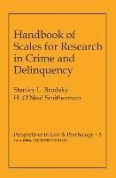 Handbook of Scales for Research in Crime and Delinquency