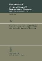 Control Theory, Numerical Methods and Computer Systems Modelling