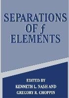 Separations of f Elements