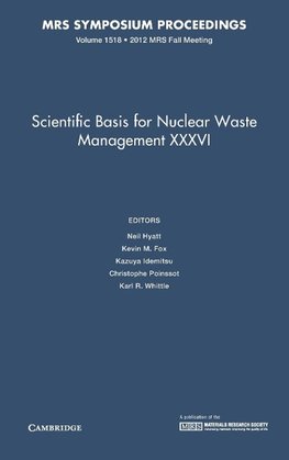 Scientific Basis for Nuclear Waste Management XXXVI