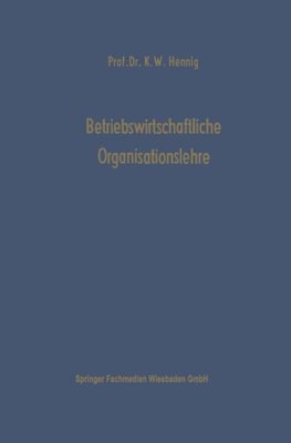 Betriebswirtschaftliche Organisationslehre