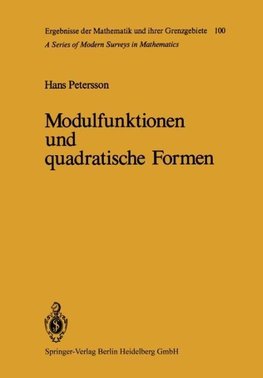 Modulfunktionen und quadratische Formen