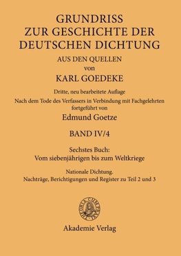 Sechstes Buch: Vom siebenjährigen bis zum Weltkriege