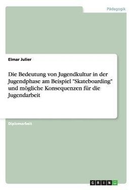 Die Bedeutung von Jugendkultur in der Jugendphase am Beispiel "Skateboarding" und mögliche Konsequenzen für die Jugendarbeit