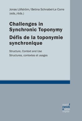 Challenges in synchronic toponymy / Défis de la toponymie synchronique