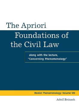 The Apriori Foundations of the Civil Law