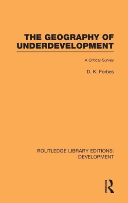 The Geography of Underdevelopment