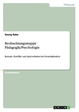 Beobachtungsmappe Pädagogik/Psychologie