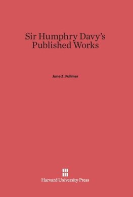 Sir Humphry Davy's Published Works