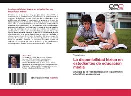 La disponibilidad léxica en estudiantes  de educación media