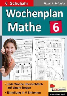 Wochenplan Mathe / Klasse 6