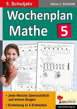 Wochenplan Mathe / Klasse 5