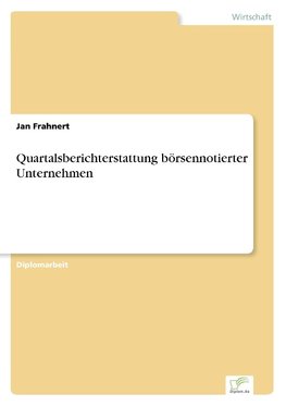 Quartalsberichterstattung börsennotierter Unternehmen