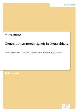 Generationengerechtigkeit in Deutschland