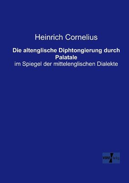 Die altenglische Diphtongierung durch Palatale