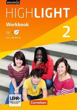 English G Highlight 02: 6. Schuljahr. Workbook mit CD-ROM (e-Workbook) und Audios online. Hauptschule