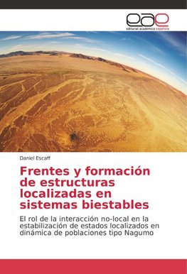 Frentes y formación de estructuras localizadas en sistemas biestables