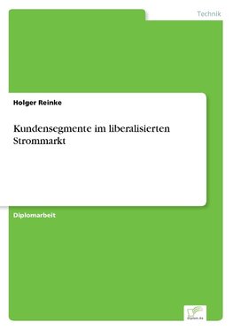 Kundensegmente im liberalisierten Strommarkt