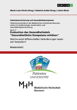 Evaluation des Gesundheitsziels "Gesundheitliche Kompetenz erhöhen"