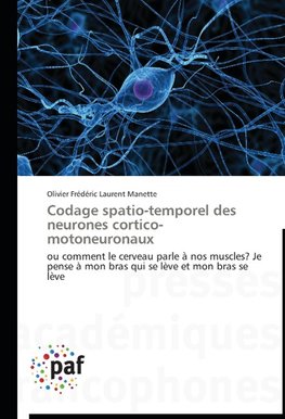 Codage spatio-temporel des neurones cortico-motoneuronaux