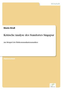 Kritische Analyse des Standortes Singapur