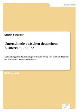 Unterschiede zwischen deutschem Bilanzrecht und IAS