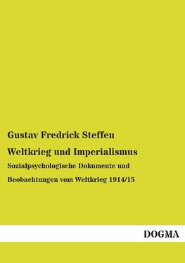 Weltkrieg und Imperialismus