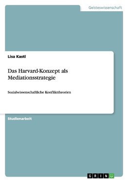 Das Harvard-Konzept als Mediationsstrategie