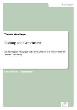 Bildung und Gemeinsinn