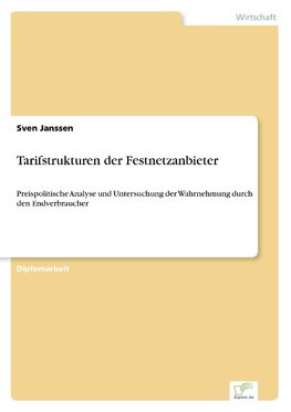 Tarifstrukturen der Festnetzanbieter