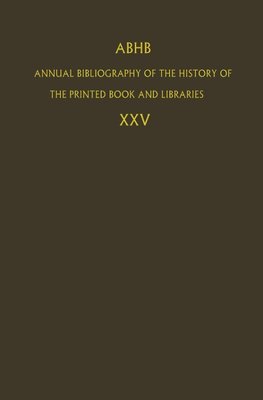 ABHB Annual Bibliography of the History of the Printed Book and Libraries