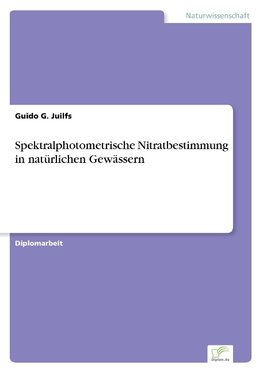 Spektralphotometrische Nitratbestimmung in natürlichen Gewässern