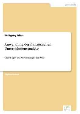 Anwendung der französischen Unternehmensanalyse