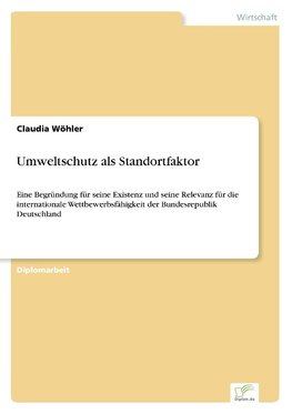 Umweltschutz als Standortfaktor