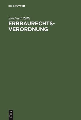 Erbbaurechtsverordnung