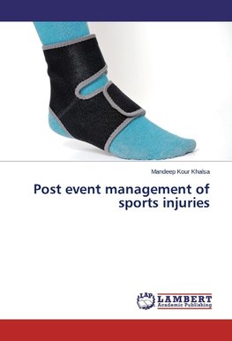 Post event management of sports injuries