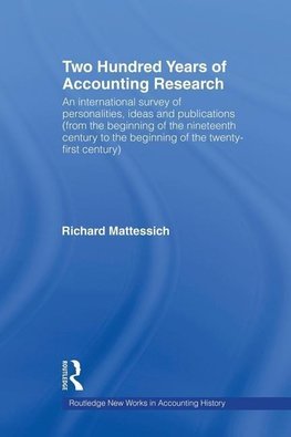 Mattessich, R: Two Hundred Years of Accounting Research