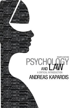 Kapardis, A: Psychology and Law