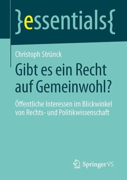 Gibt es ein Recht auf Gemeinwohl?