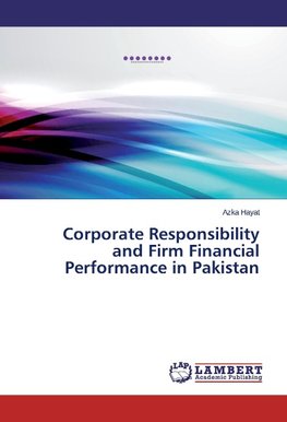 Corporate Responsibility and Firm Financial Performance in Pakistan