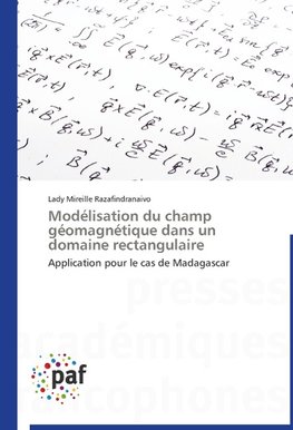 Modélisation du champ géomagnétique dans un domaine rectangulaire