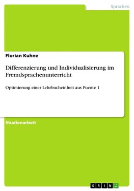 Differenzierung und Individualisierung im Fremdsprachenunterricht