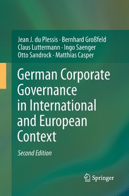 German Corporate Governance in International and European Context