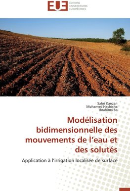 Modélisation bidimensionnelle des mouvements de l'eau et des solutés