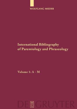 International Bibliography of Paremiology and Phraseology