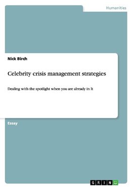 Celebrity crisis management strategies