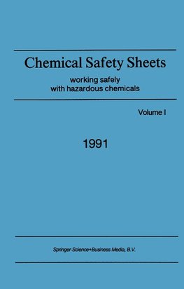 Chemical Safety Sheets